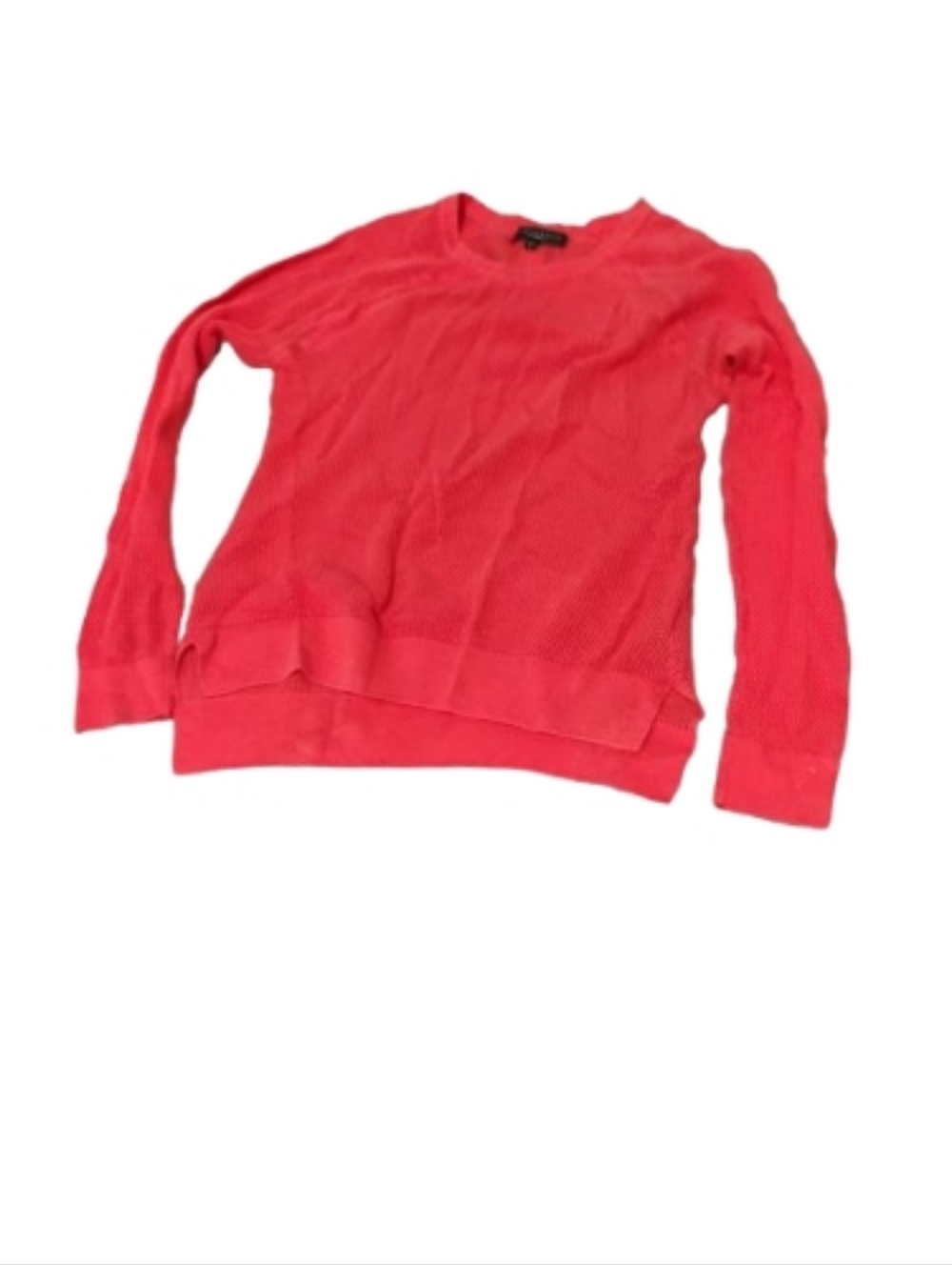 Sanctuary Women's Knit Long Sleeve Cotton Crewneck Sweater Sz L